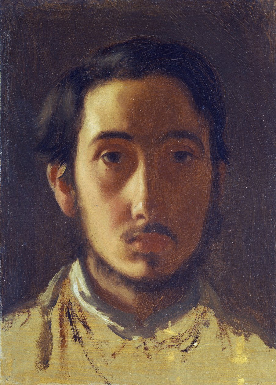 Selbstporträt, ca. 1857 von Edgar Degas