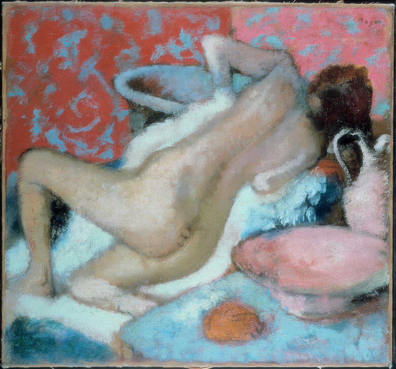 Sich abtrocknende Frau von Edgar Degas