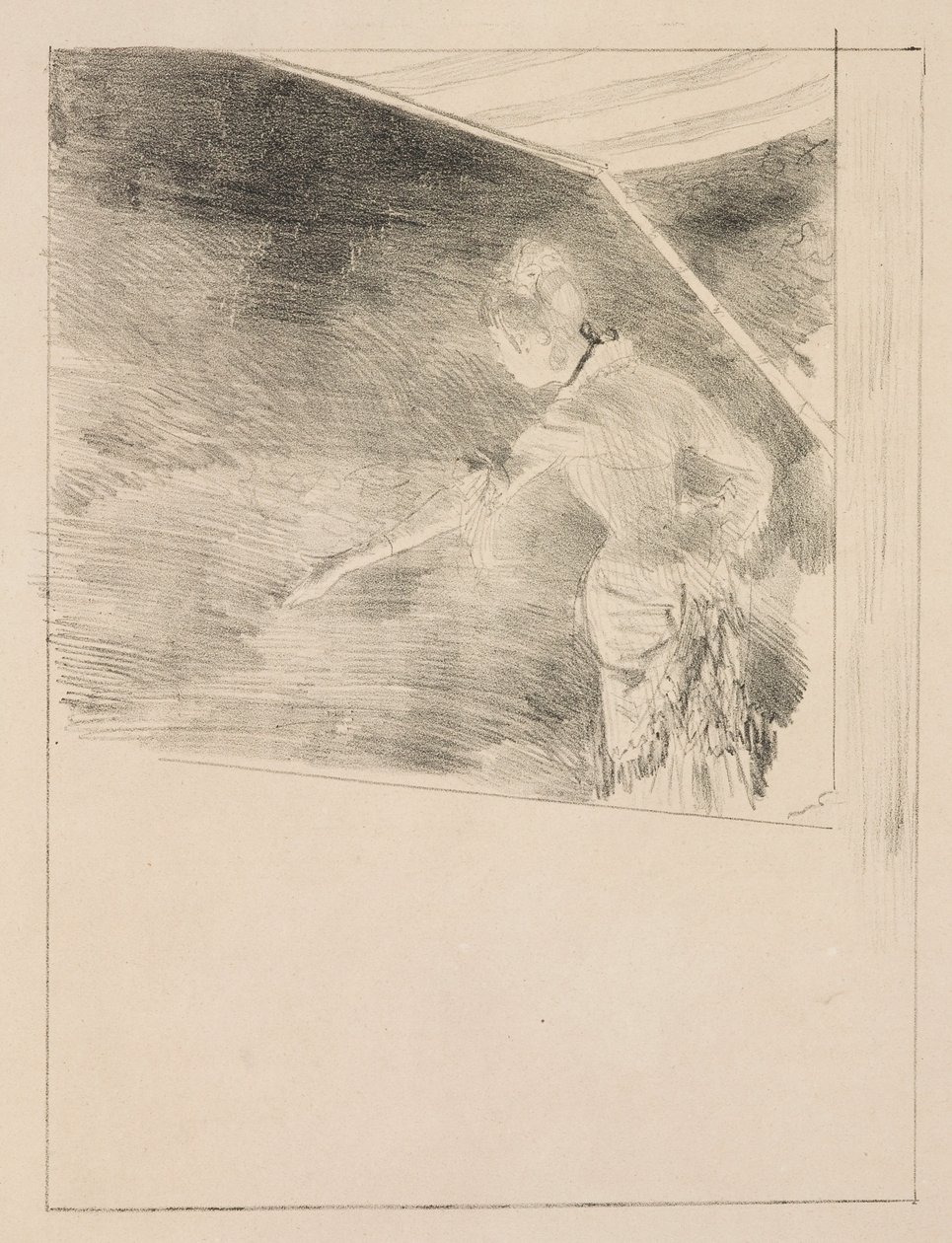 Sänger im Café-Konzert von Edgar Degas