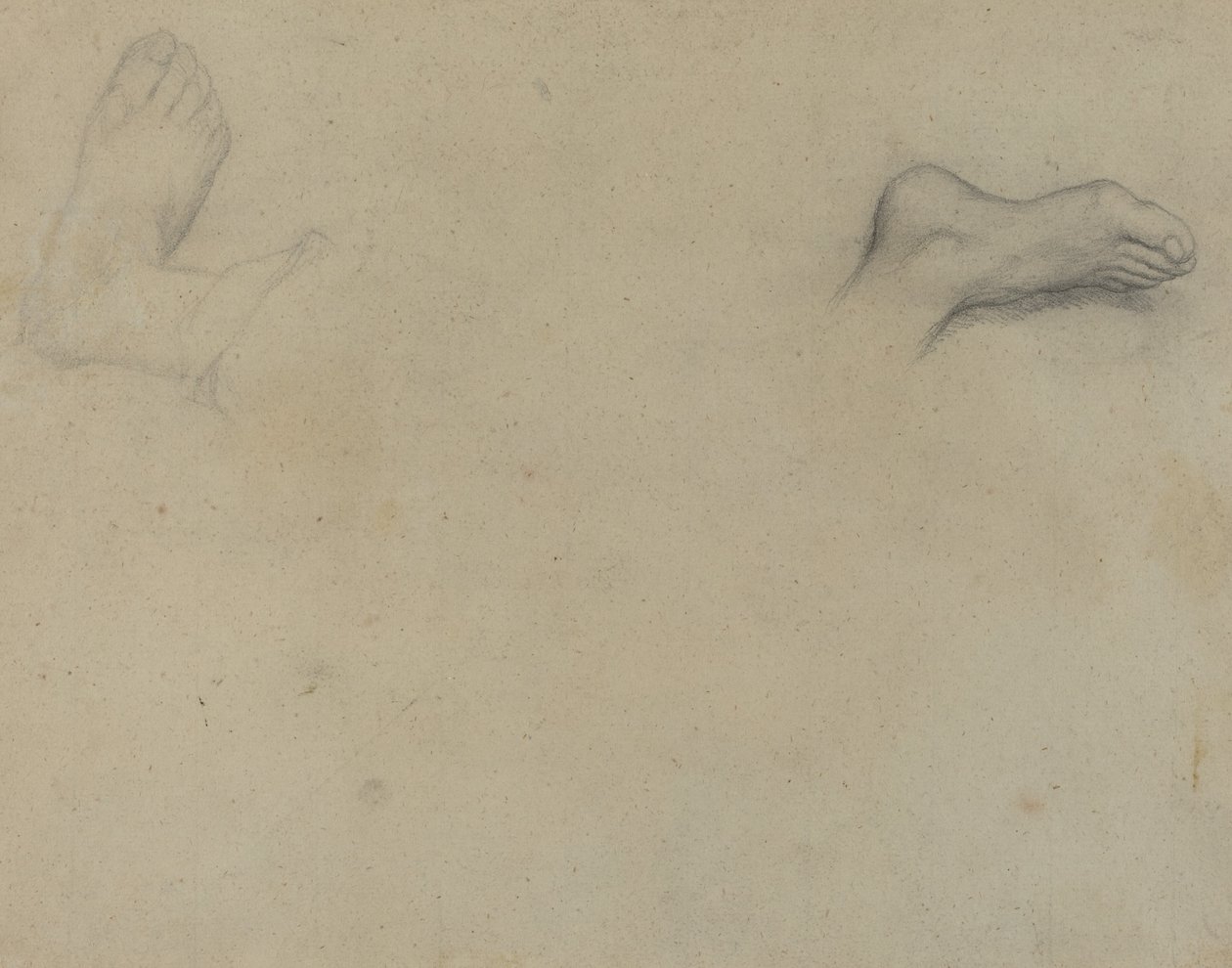 Studien von Füßen [verso] von Edgar Degas