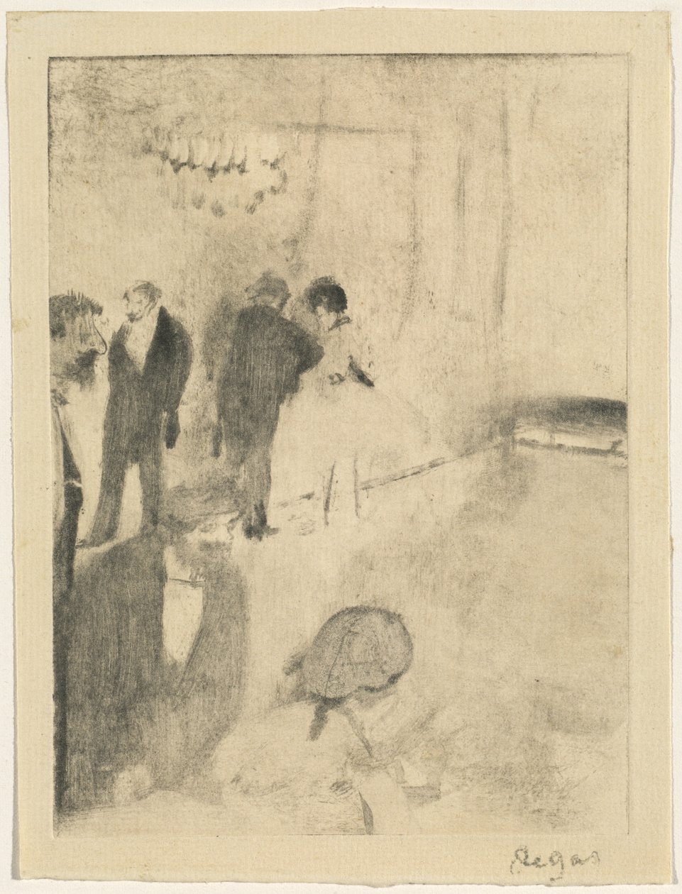 Das grüne Zimmer von Edgar Degas