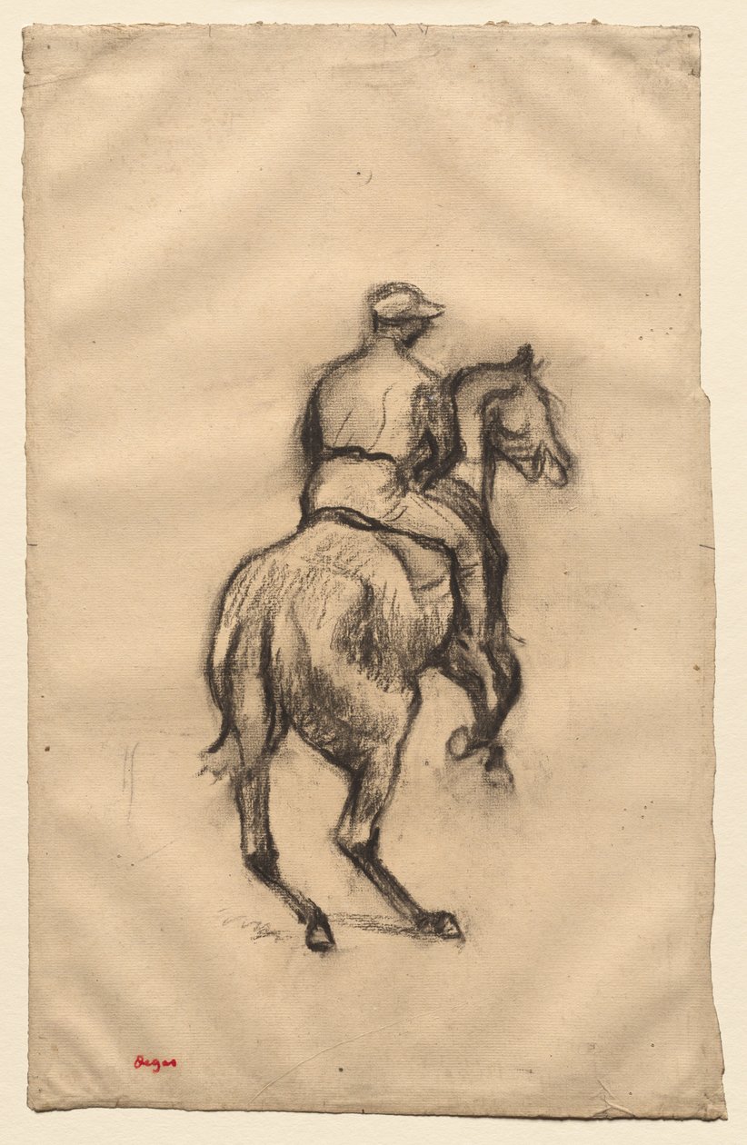 Der Jockey von Edgar Degas