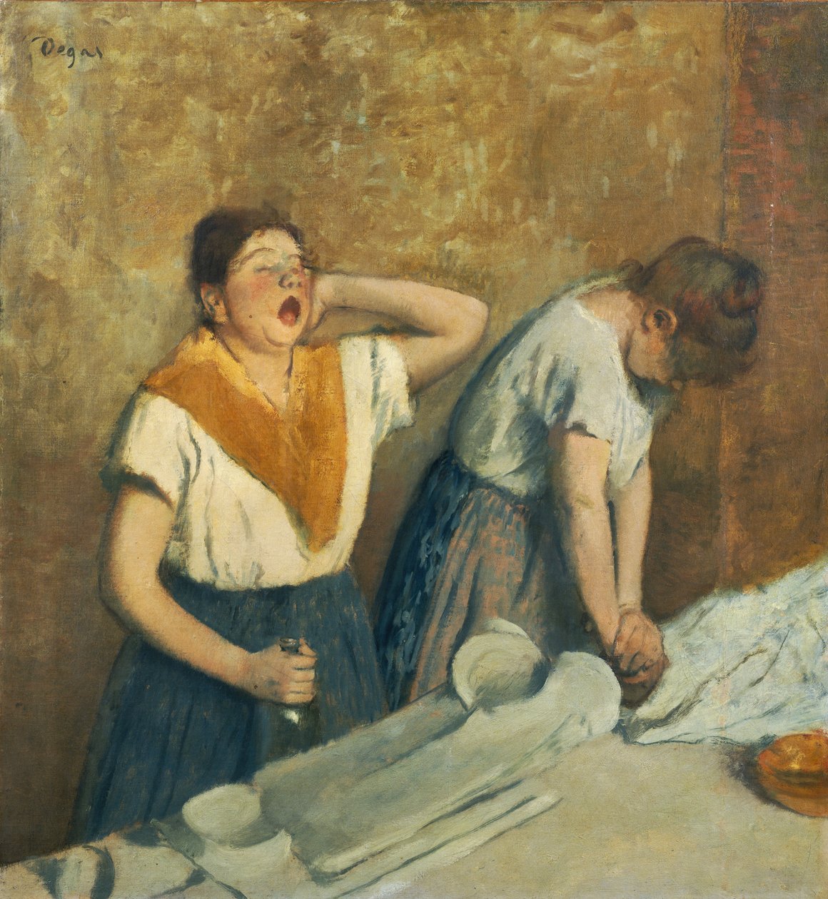 Die Wäscherinnen von Edgar Degas