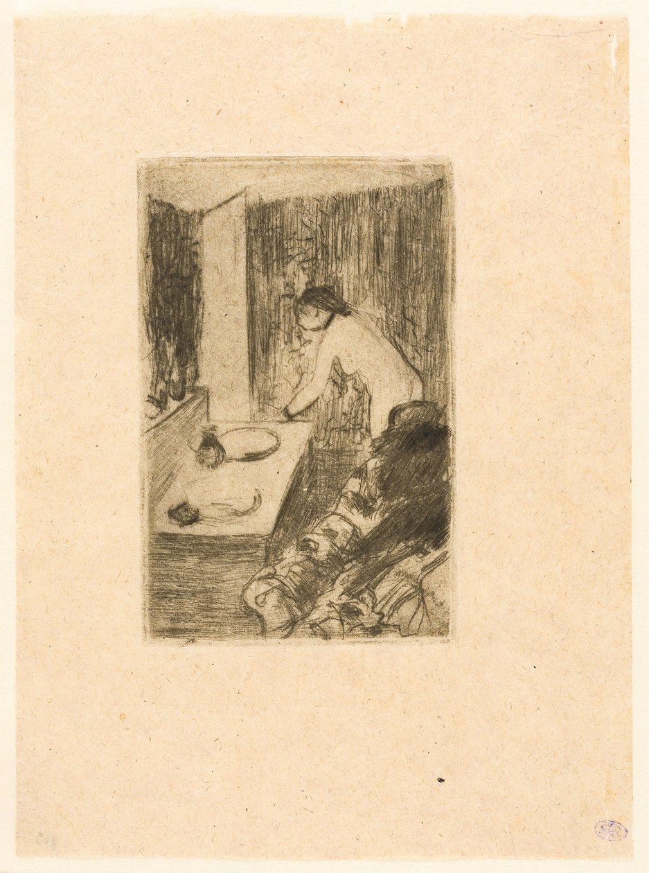 Das kleine Ankleidezimmer von Edgar Degas