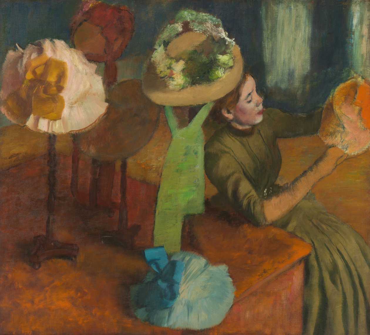 Der Hutmacherladen, 1879-86 von Edgar Degas