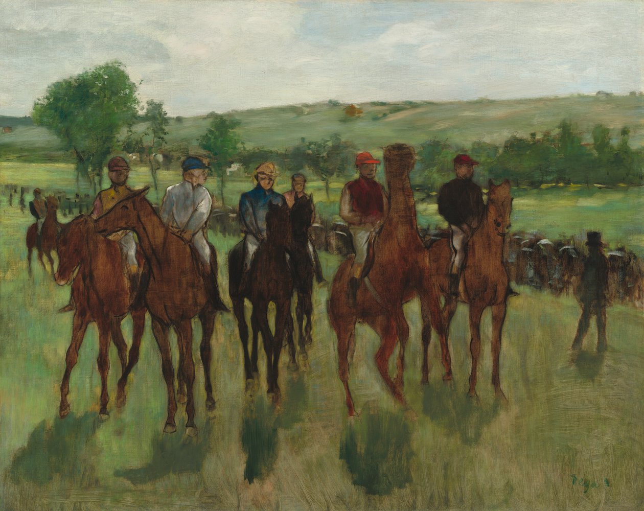 Die Reiter, ca. 1885 von Edgar Degas