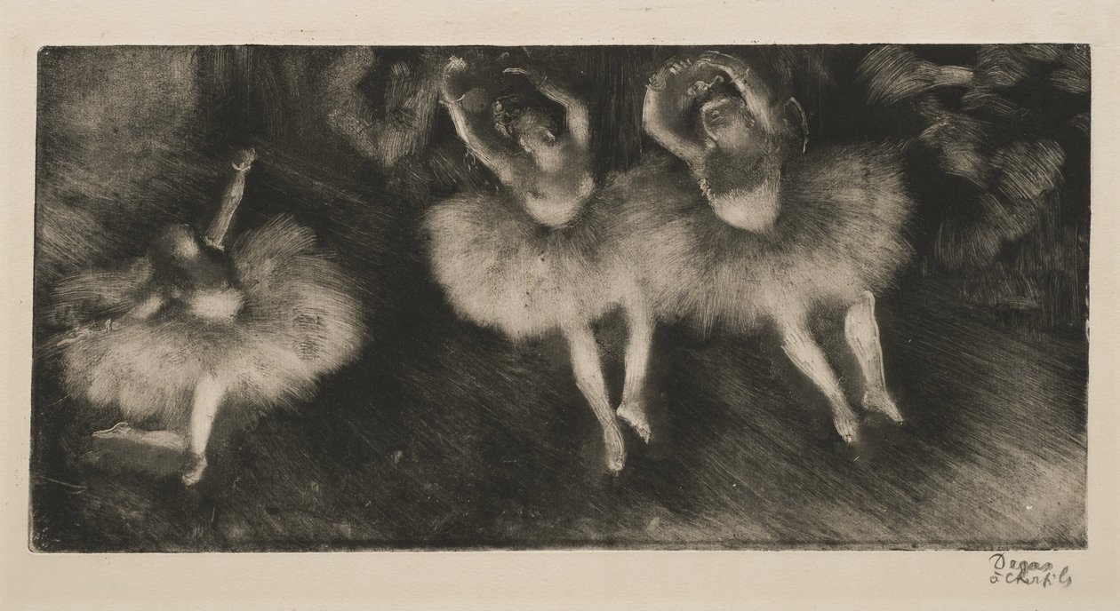 Drei Balletttänzerinnen, ca. 1878 von Edgar Degas