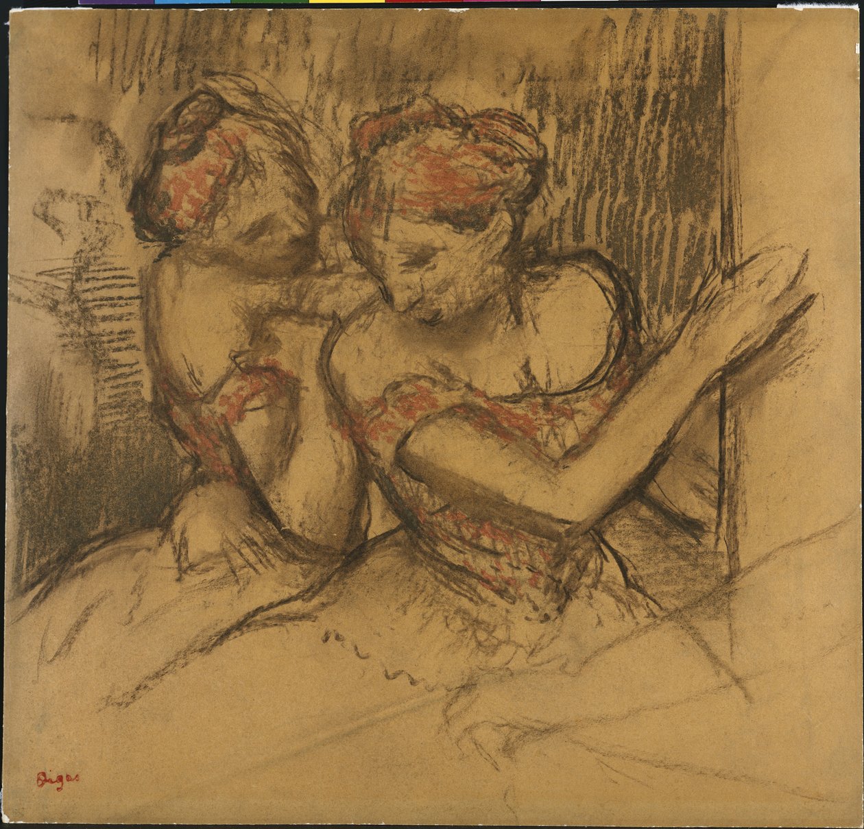 Zwei Tänzer von Edgar Degas