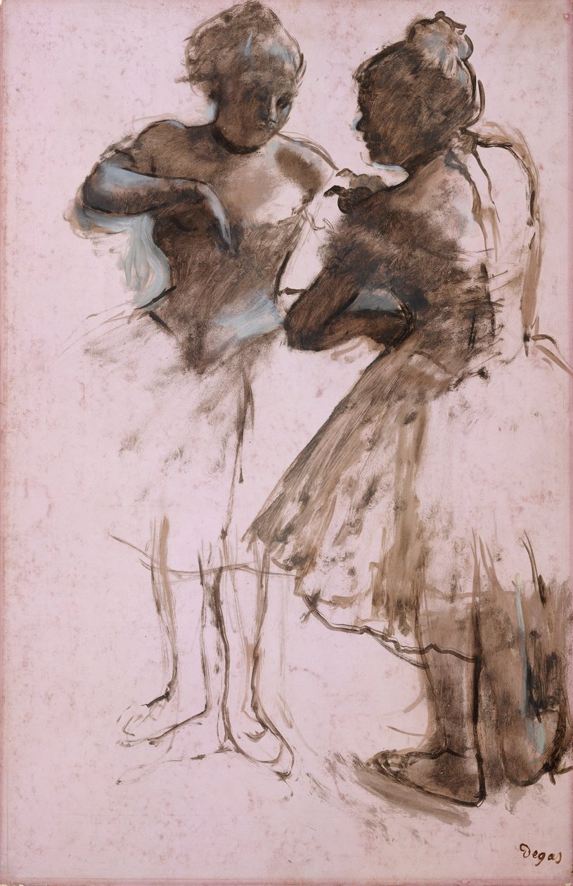 Zwei Tänzer, 1873 von Edgar Degas