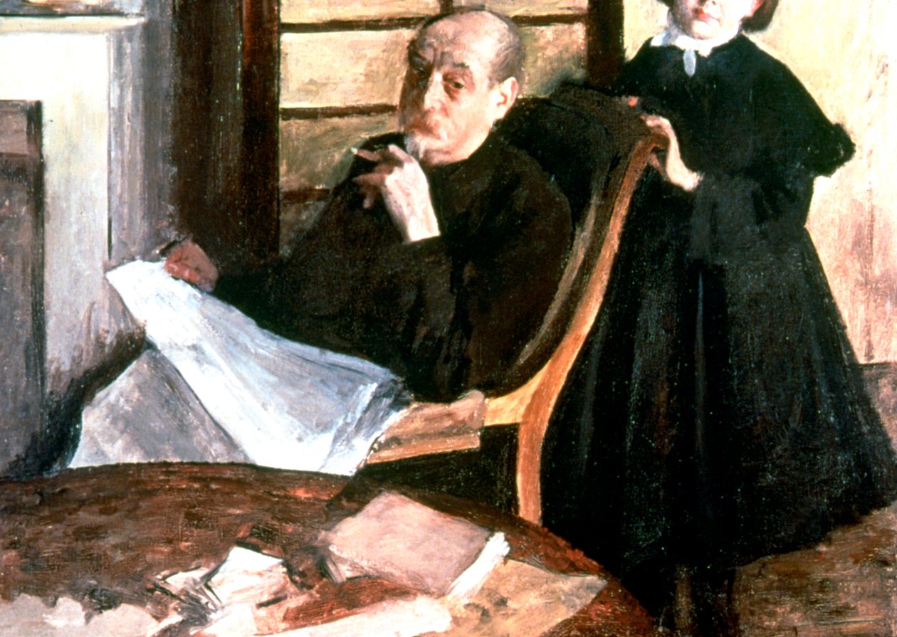 Onkel und Nichte, ca. 1876 von Edgar Degas