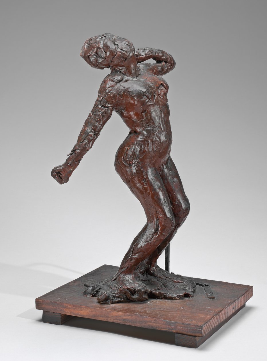 Frau beim Dehnen von Edgar Degas