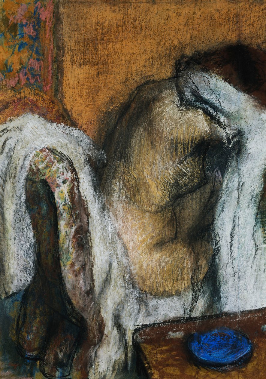 Frau bei der Toilette; Femme a sa Toilette, ca. 1905-07 von Edgar Degas