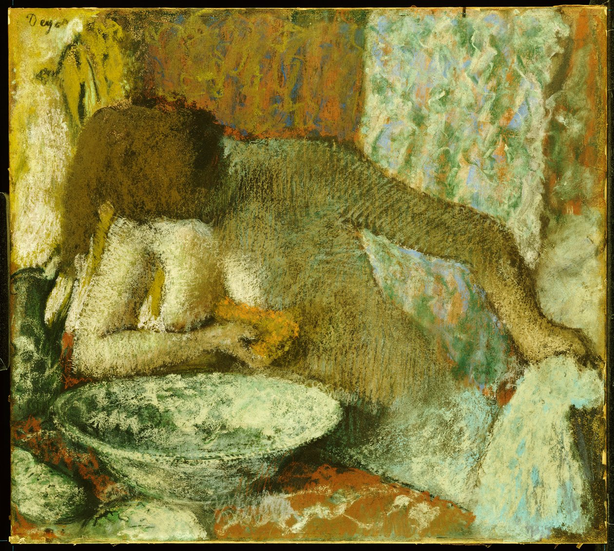 Frau bei ihrer Toilette, ca. 1897 von Edgar Degas