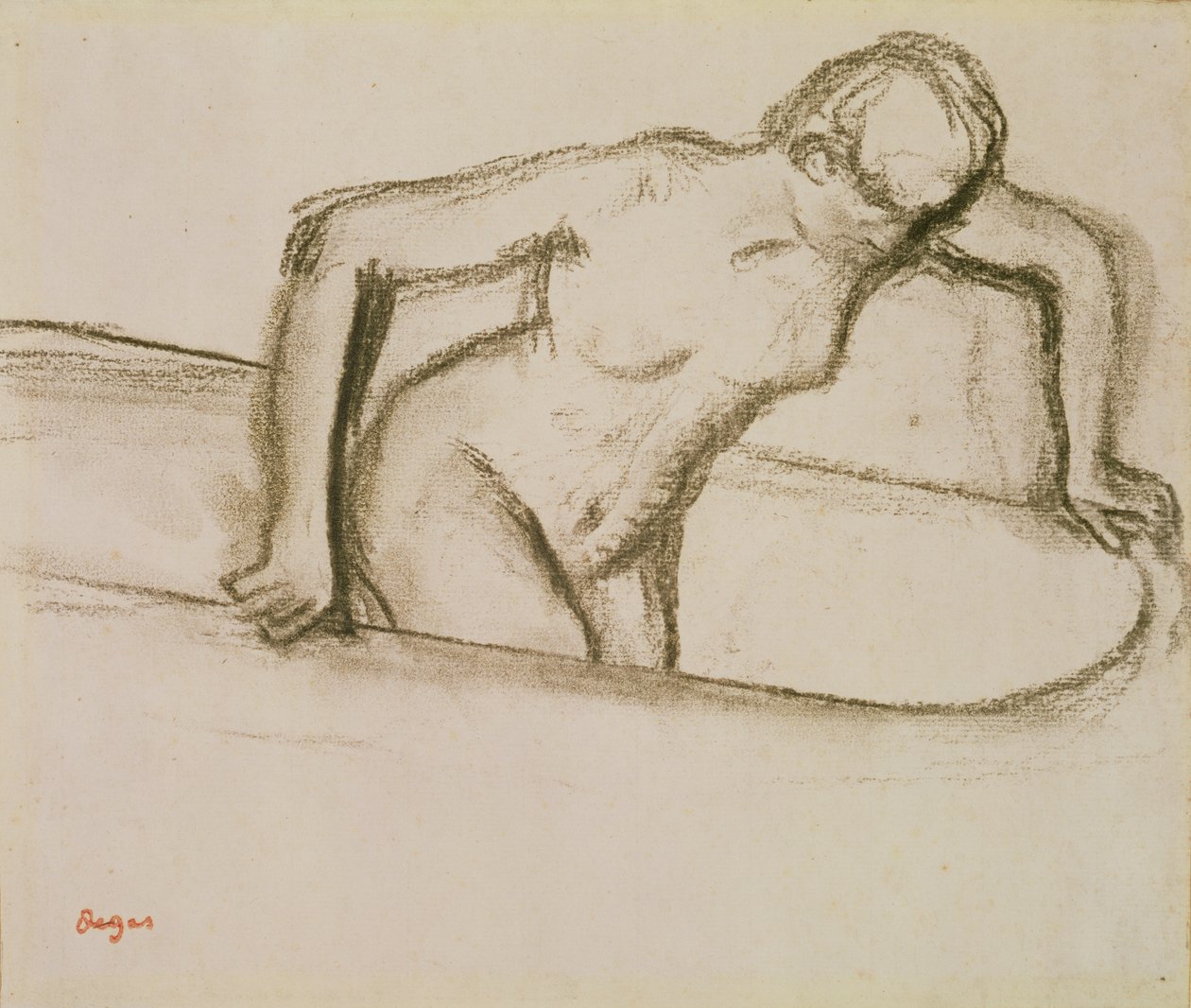 Frau in der Wanne von Edgar Degas