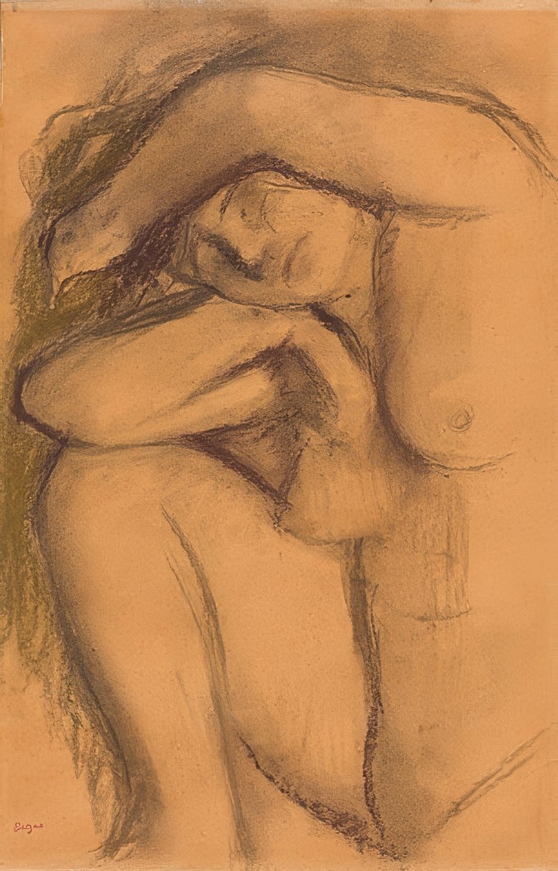 Aktsudie von Edgar Degas
