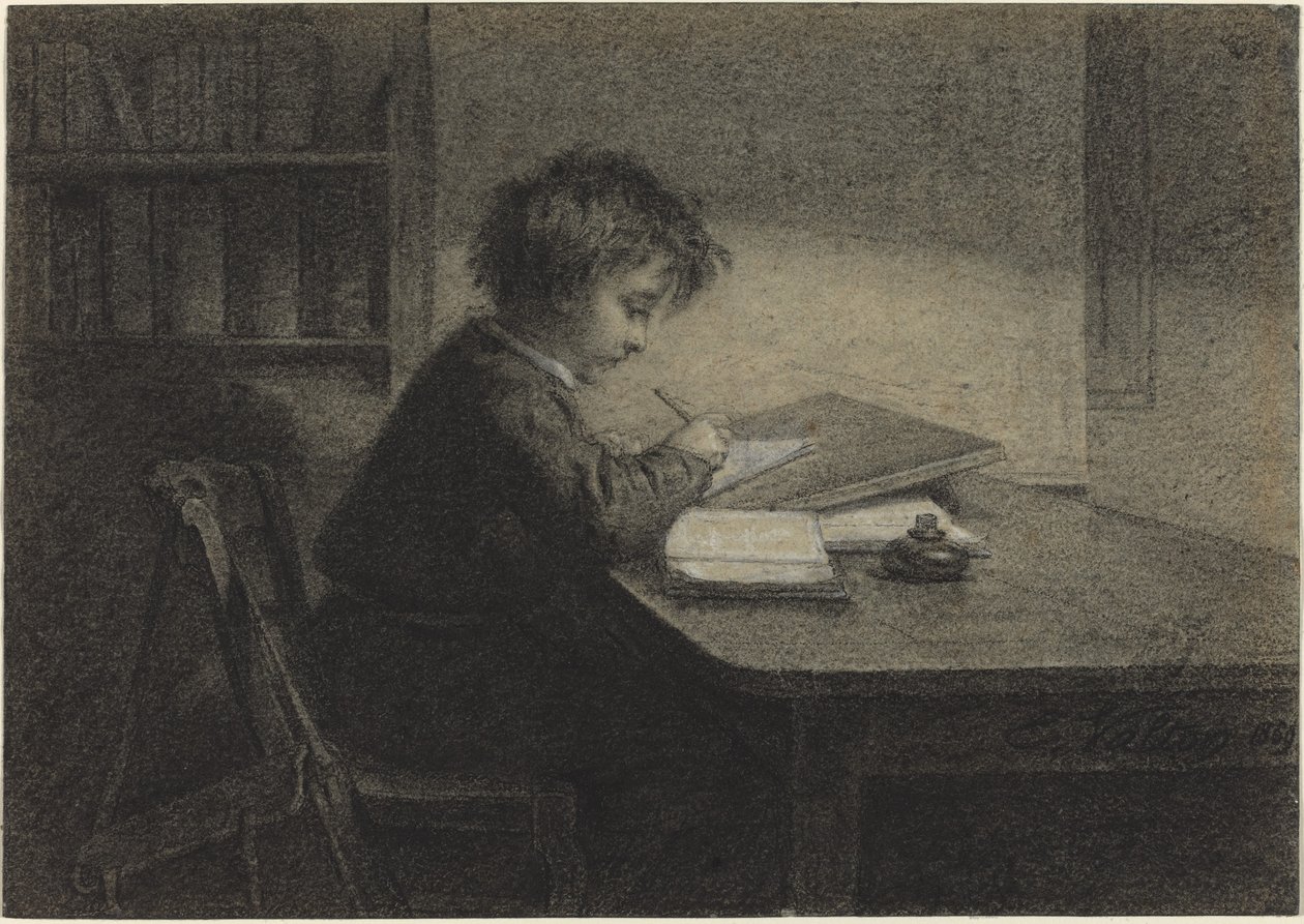 Der Gelehrte von Edmond Eugène Valton