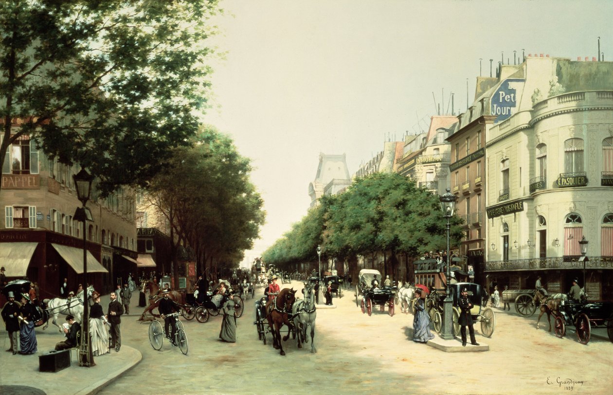 Der Boulevard des Italieners von Edmond Georges Grandjean