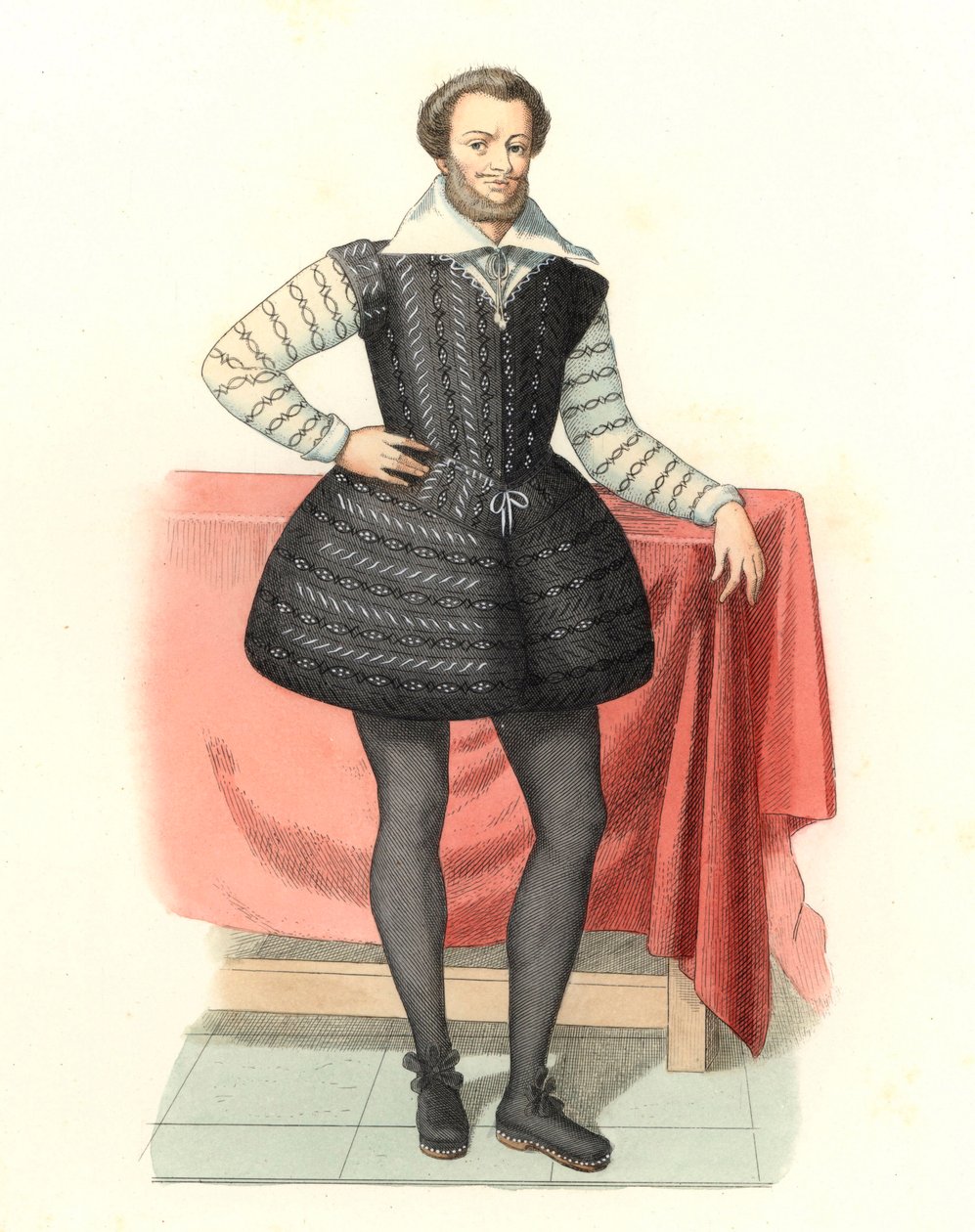 Antoine de Saint Chamans, französischer Adel von Edmond Lechevallier Chevignard
