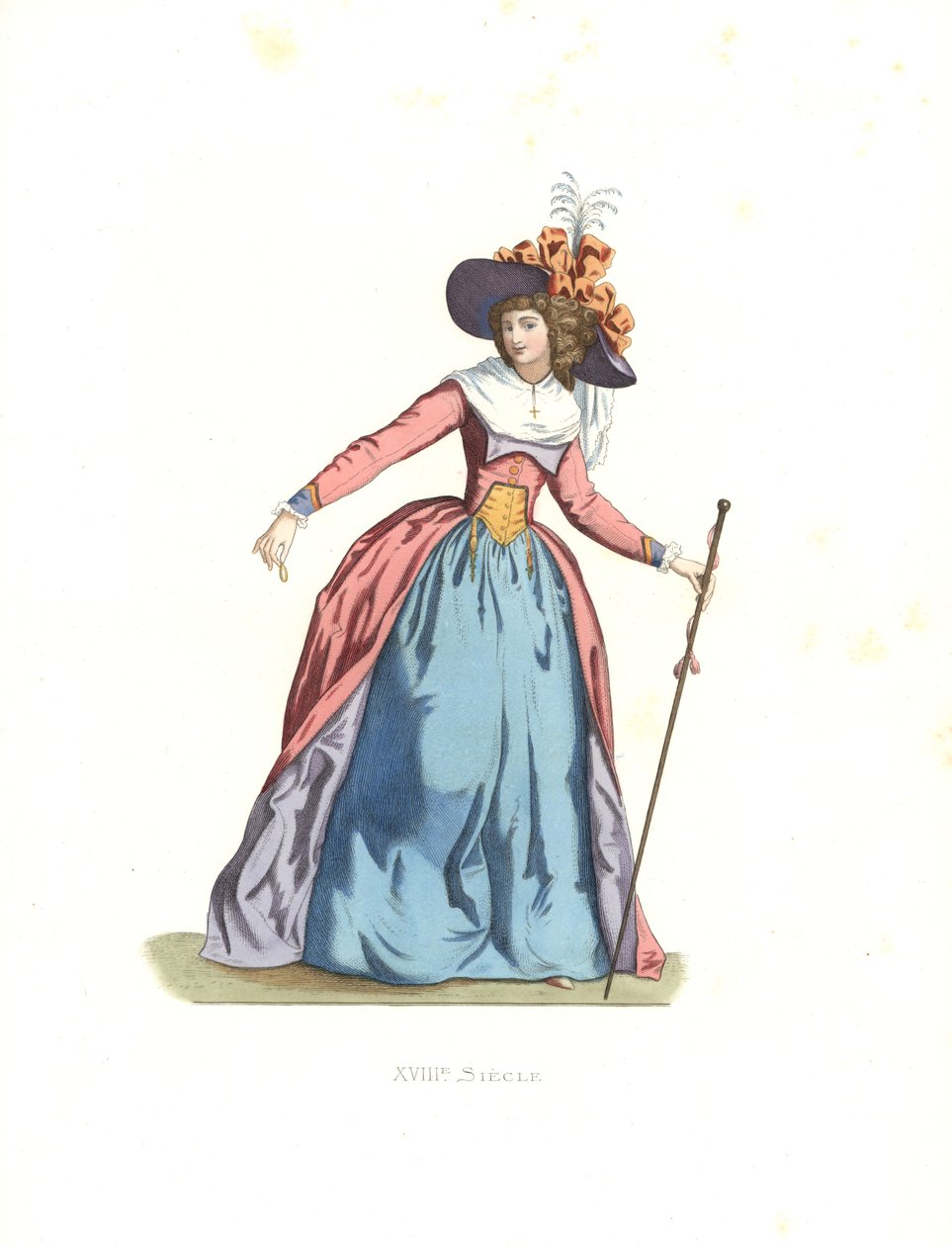 Modische Frau, Frankreich von Edmond Lechevallier Chevignard