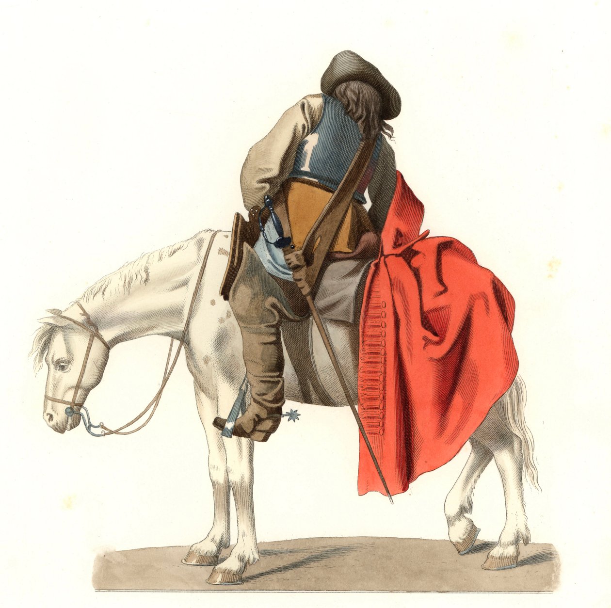 Französische Kavallerie von Edmond Lechevallier Chevignard