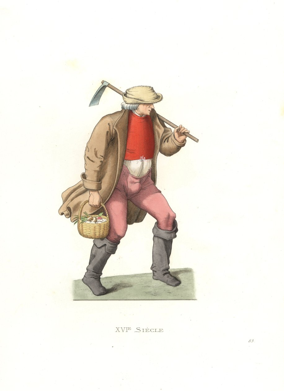 Französischer Arbeiter von Edmond Lechevallier Chevignard