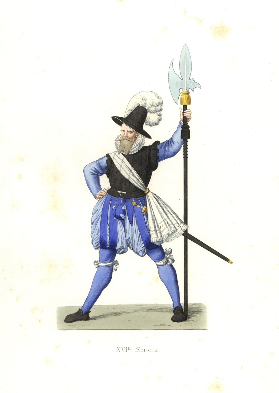 Heinrich Schmid, Schweizer Hellebardenträger von Edmond Lechevallier Chevignard