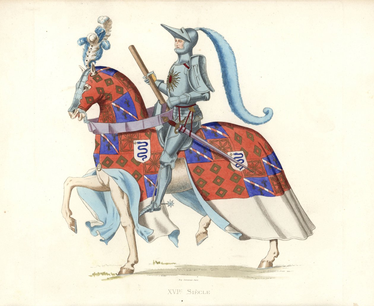 Pierre, Vicomte de Rohan (Illustration) von Edmond Lechevallier Chevignard