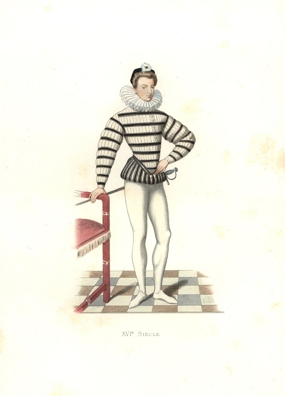 Porträt von Saint-Megrin, Frankreich von Edmond Lechevallier Chevignard