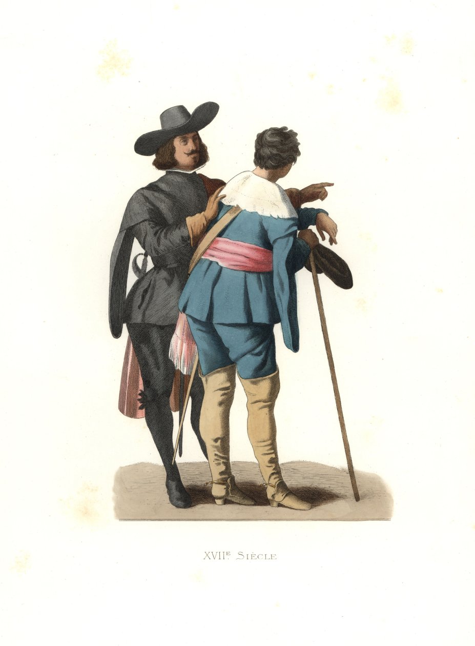 Porträt von zwei Künstlern, Spanien von Edmond Lechevallier Chevignard