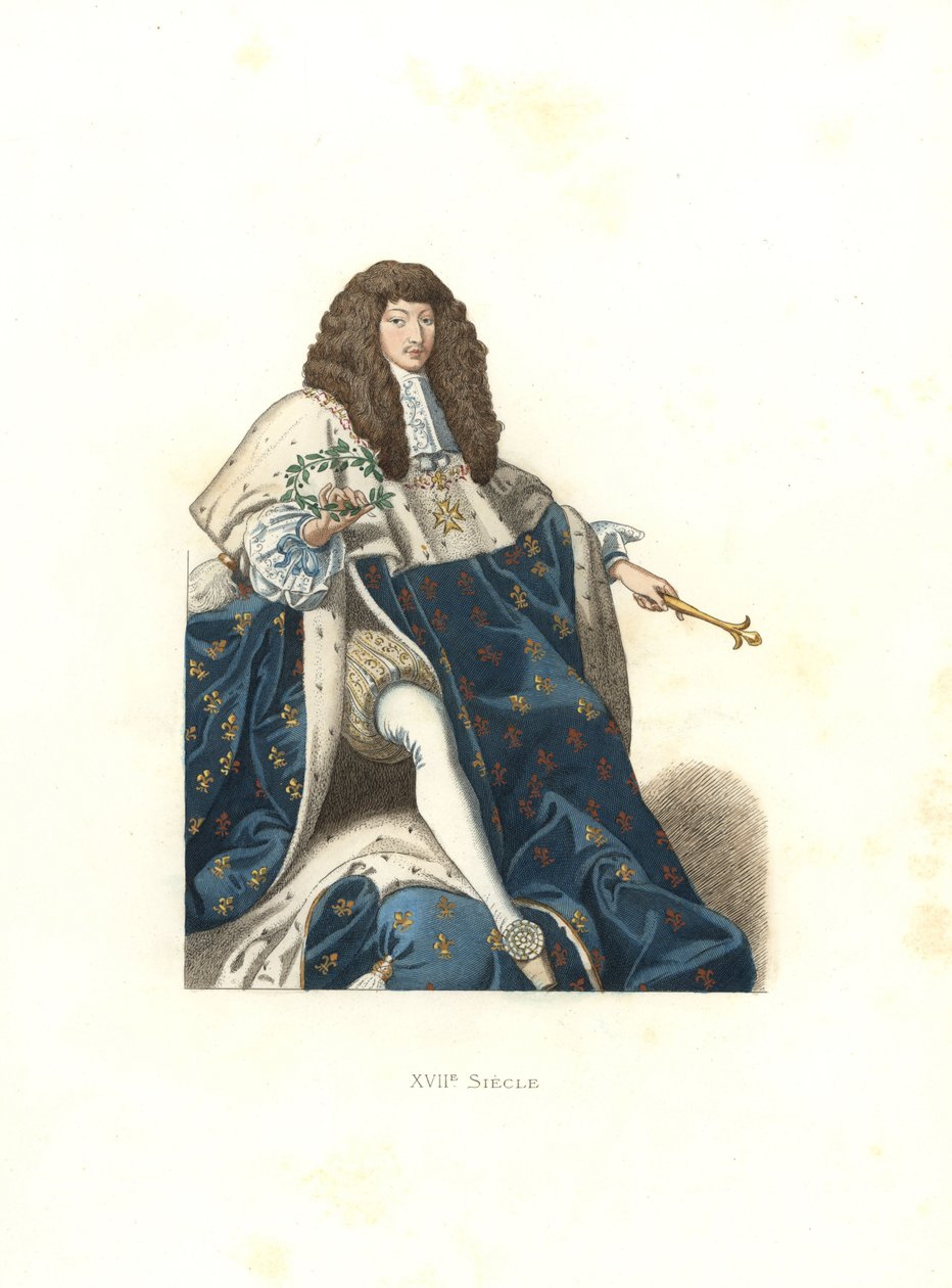 Junger Ludwig XIV., König von Frankreich von Edmond Lechevallier Chevignard