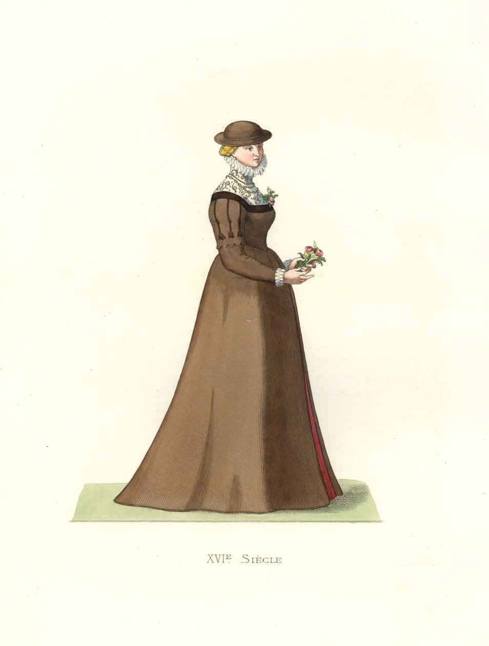 Junge Frau aus England von Edmond Lechevallier Chevignard