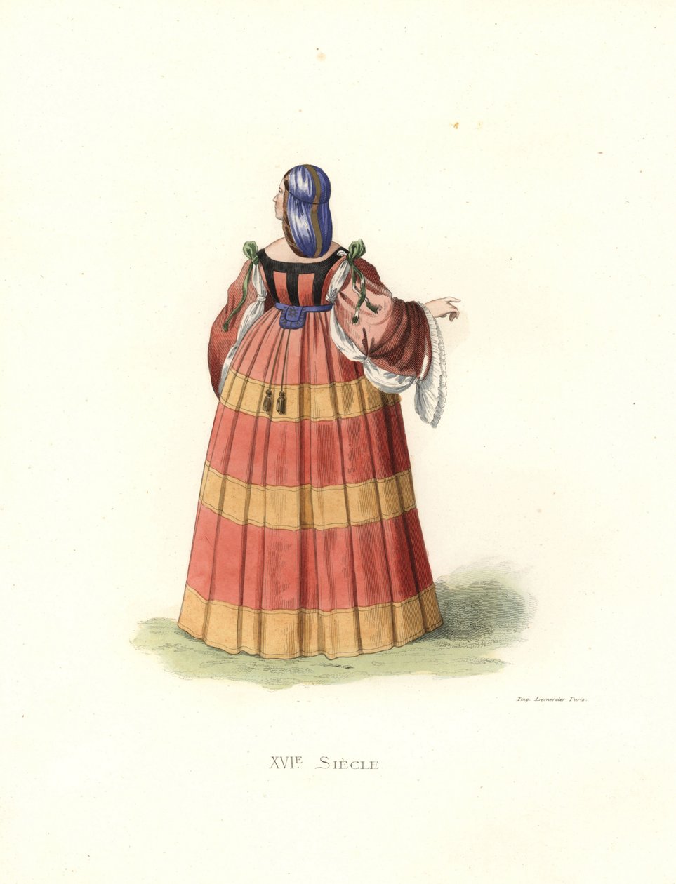Frau aus Mailand von Edmond Lechevallier Chevignard
