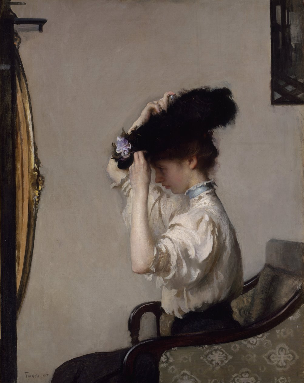 Vorbereitung auf die Matinee von Edmund Charles Tarbell