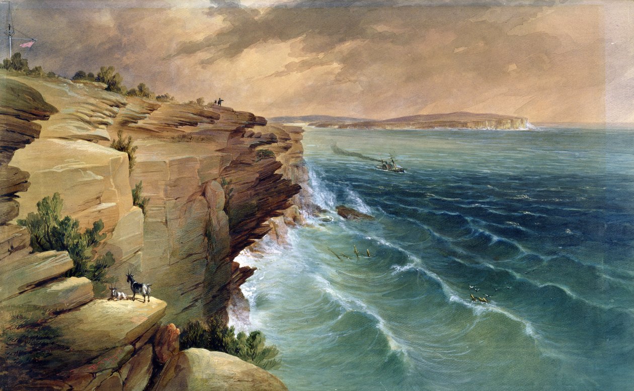 Eingang zu Port Jackson, 1857 von Edmund Thomas