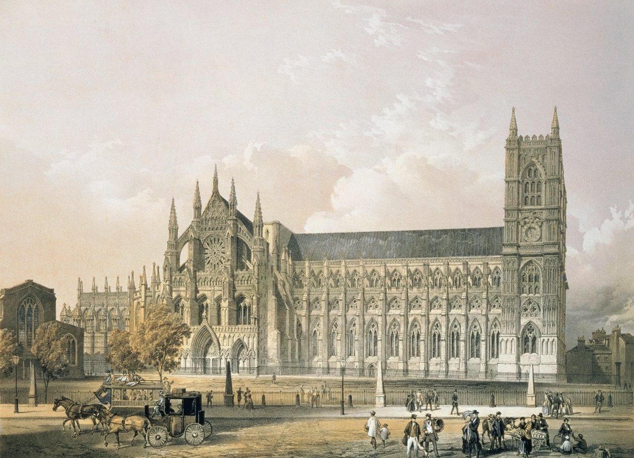 Westminster Abbey, veröffentlicht 1852 von Edmund Walker