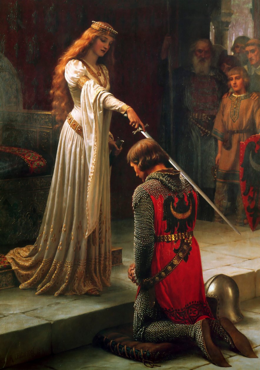 Der Ritterschlag von Edmund Blair Leighton