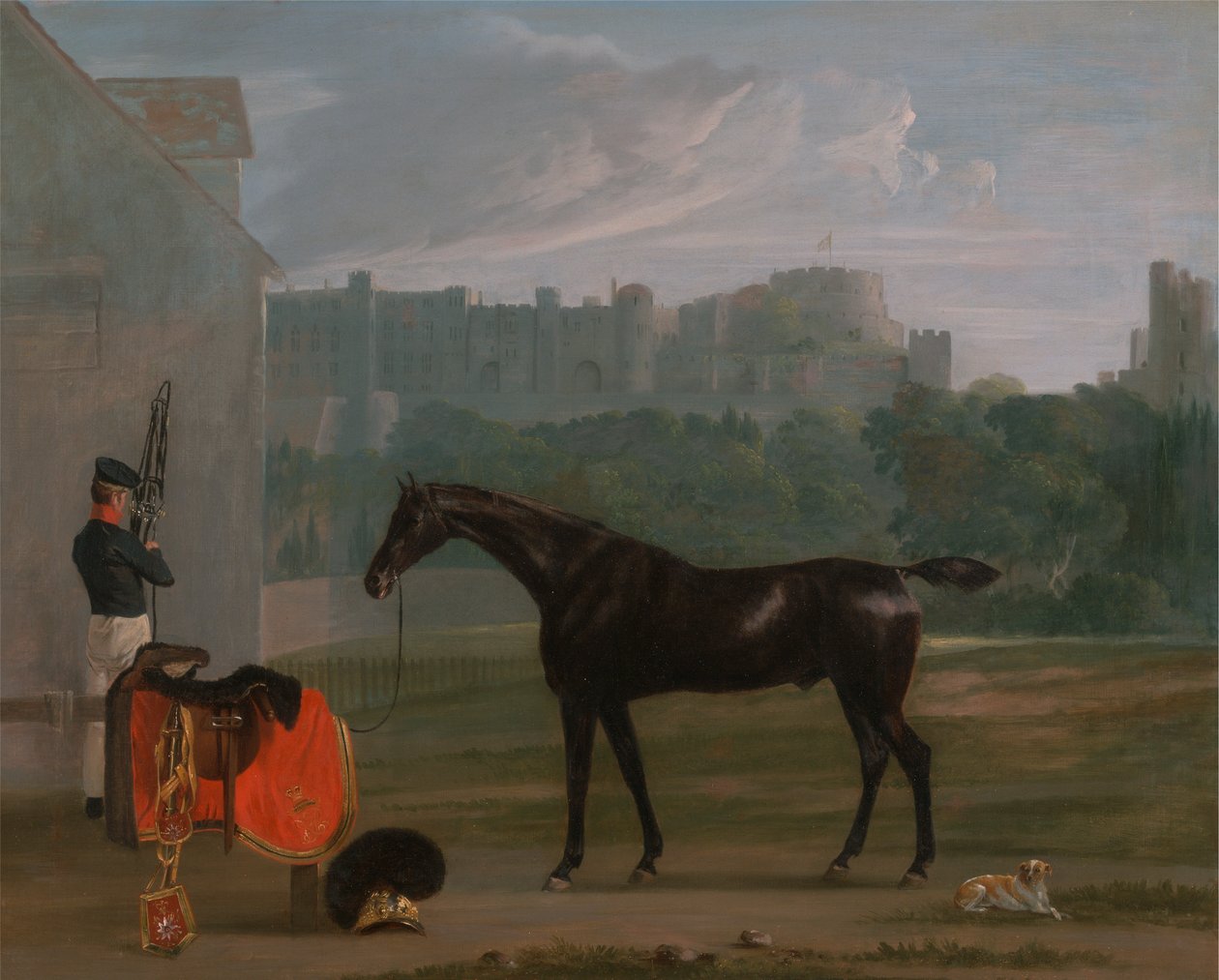 Vor dem Wachhaus in Windsor von Edmund Bristow