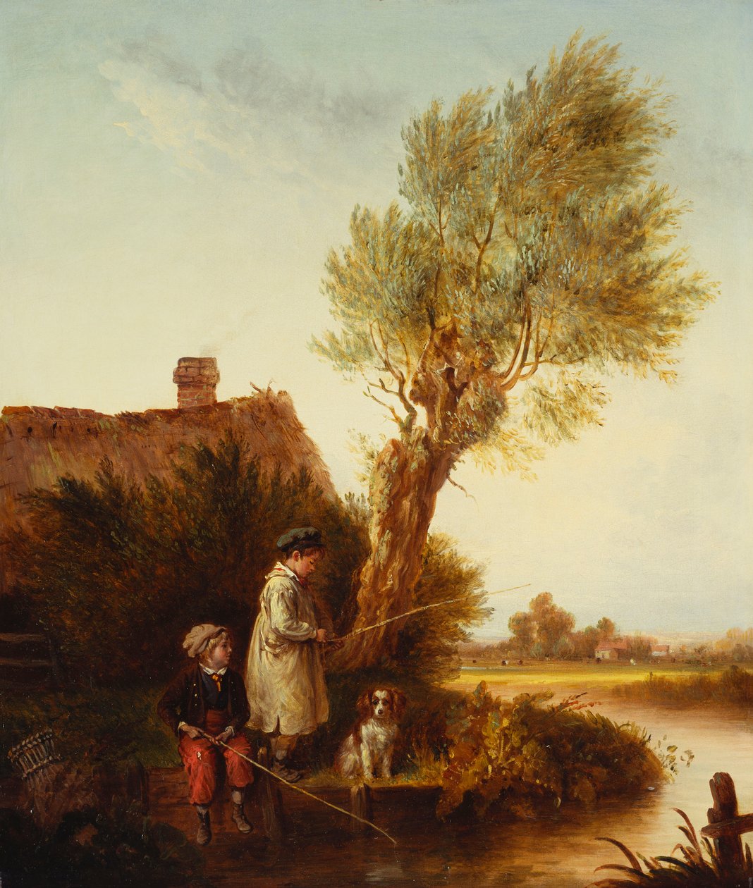 Junge Angler von Edmund Bristow
