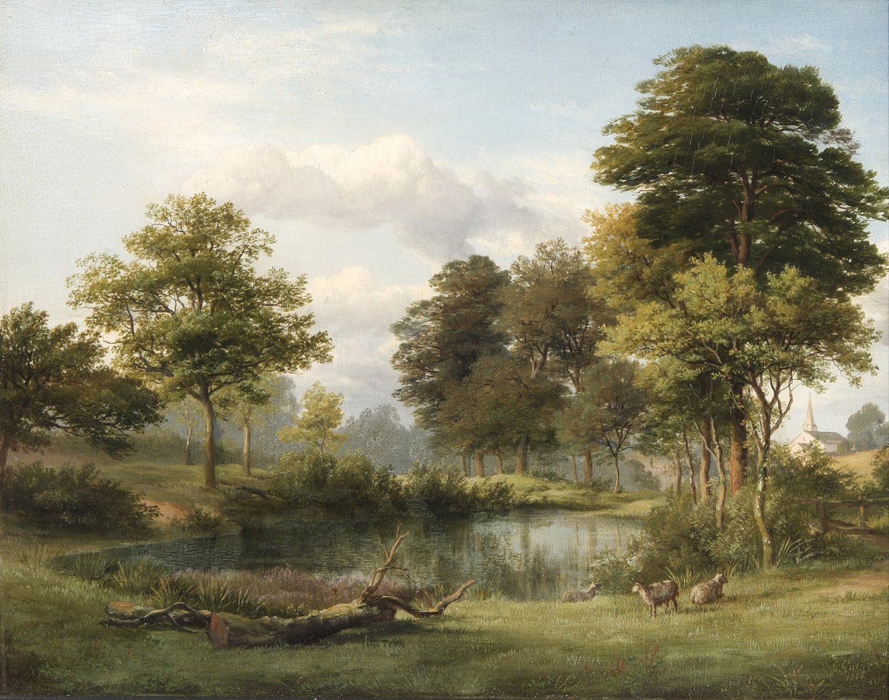 Eine Szene in Muswell Hill von Edmund Gill