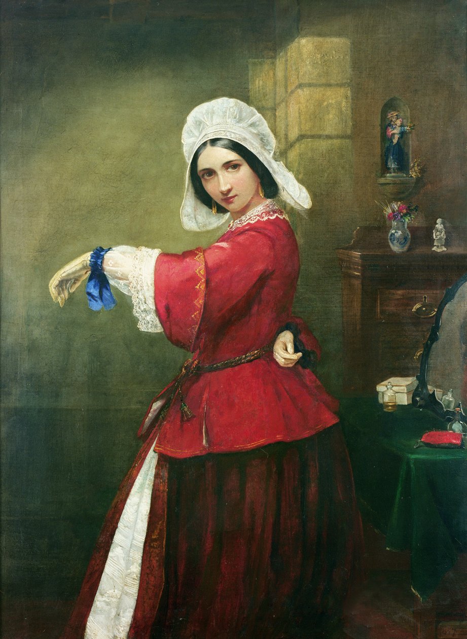 Dame in französischer Tracht von Edmund Harris Harden