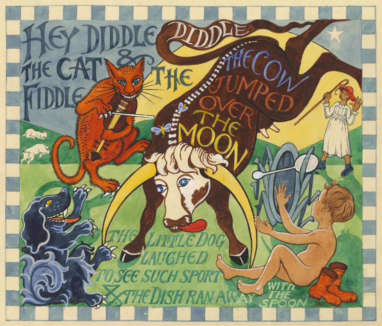 Hey Diddle Diddle, c.1935 von Edmund Hunter