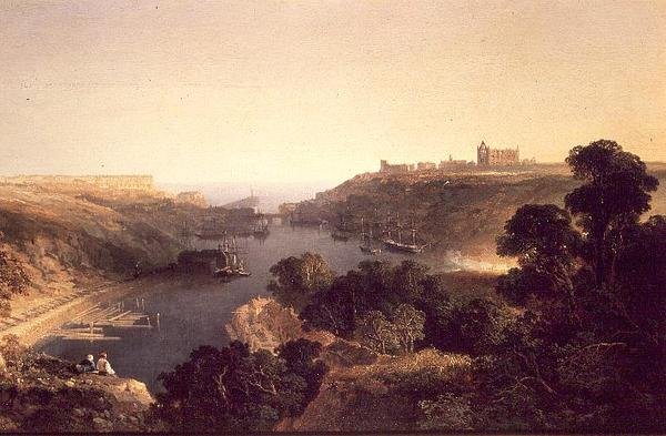 Ansicht von Whitby von Edmund John Niemann