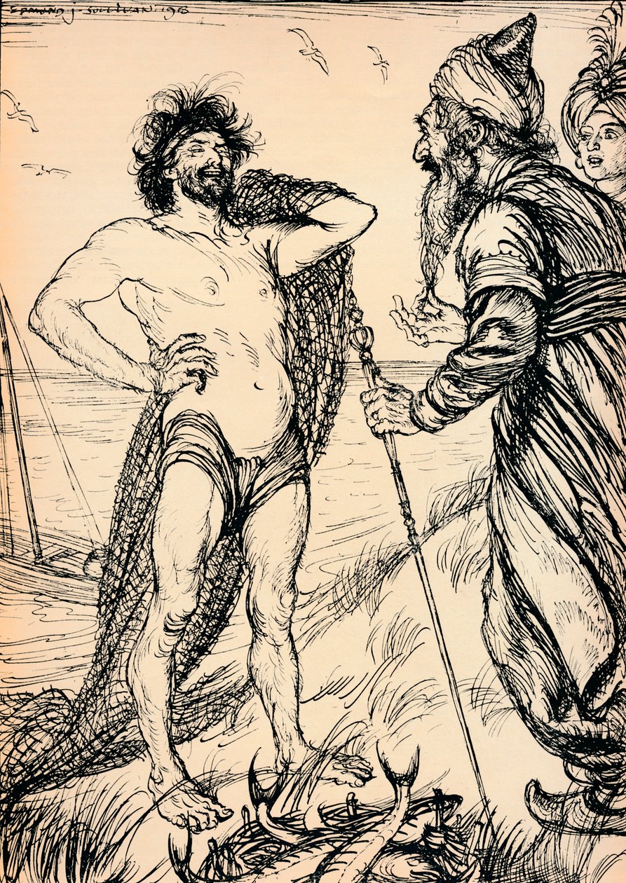 Der glückliche Mann gefunden von Edmund Joseph Sullivan