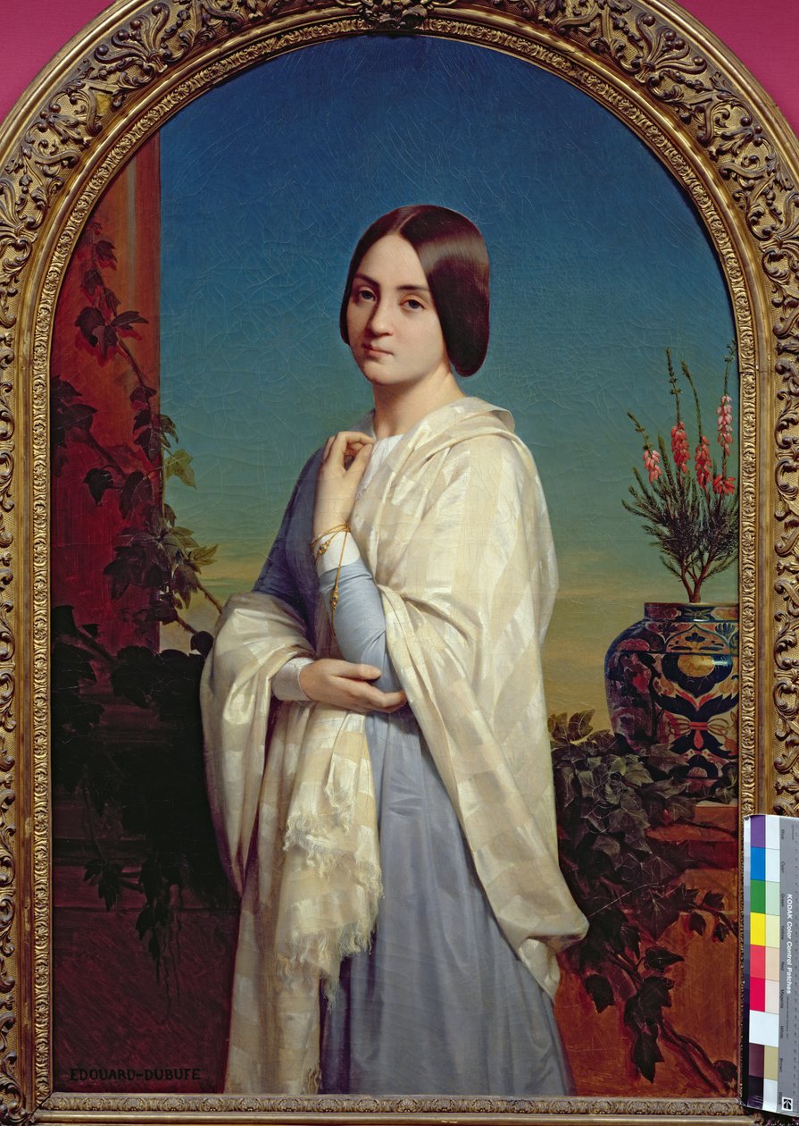 Madame Edouard Dubufe (1822-55) 1842 von Edouard Louis Dubufe