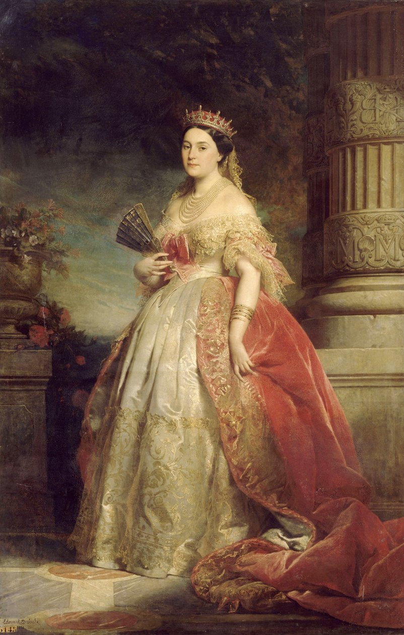 Porträt der Kaiserin Eugenie von Edouard Louis Dubufe
