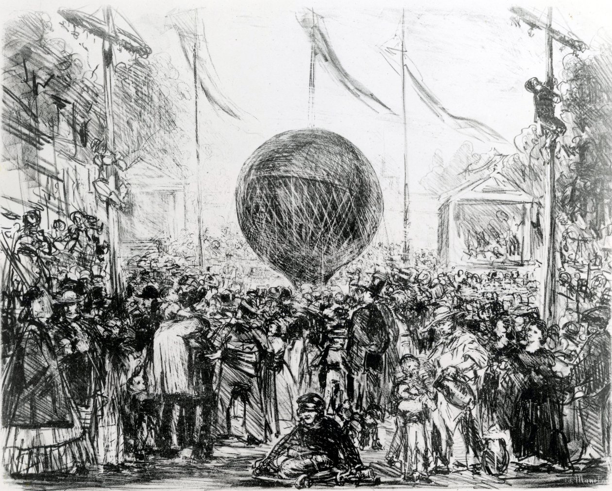 Der Ballon, 1862 von Édouard Manet