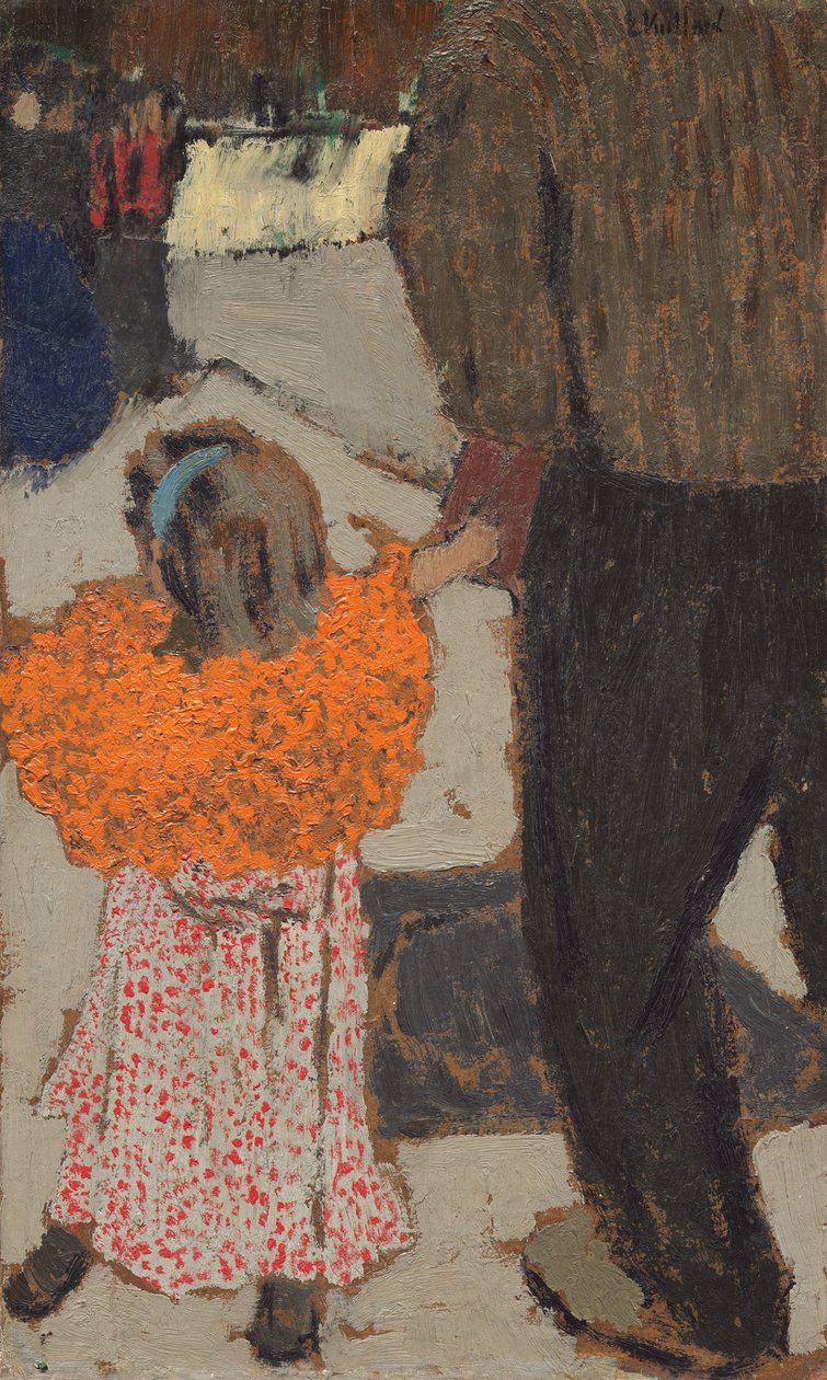 Kind mit rotem Schal von Edouard Vuillard