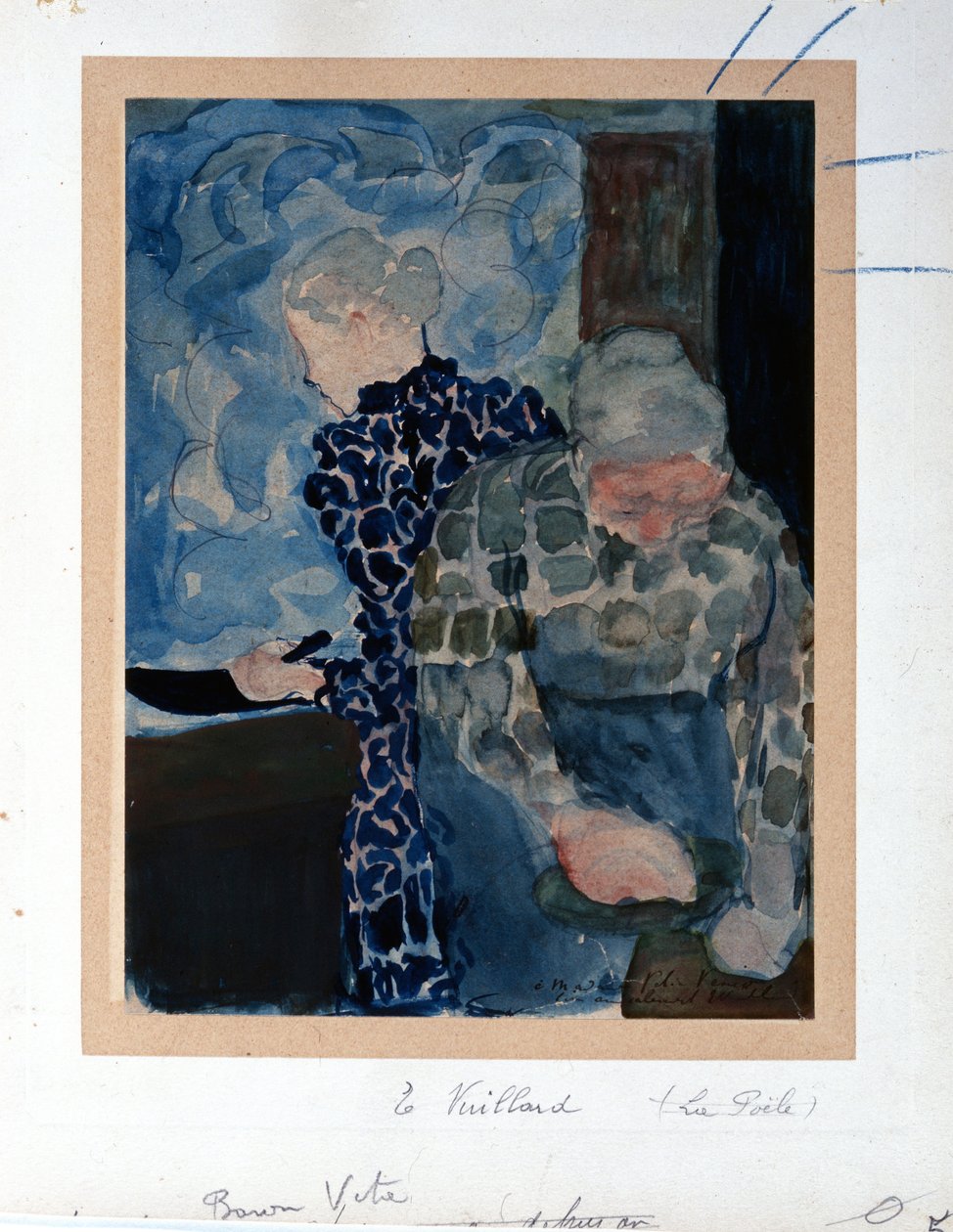 Zwei Frauen im Innenraum von Edouard Vuillard