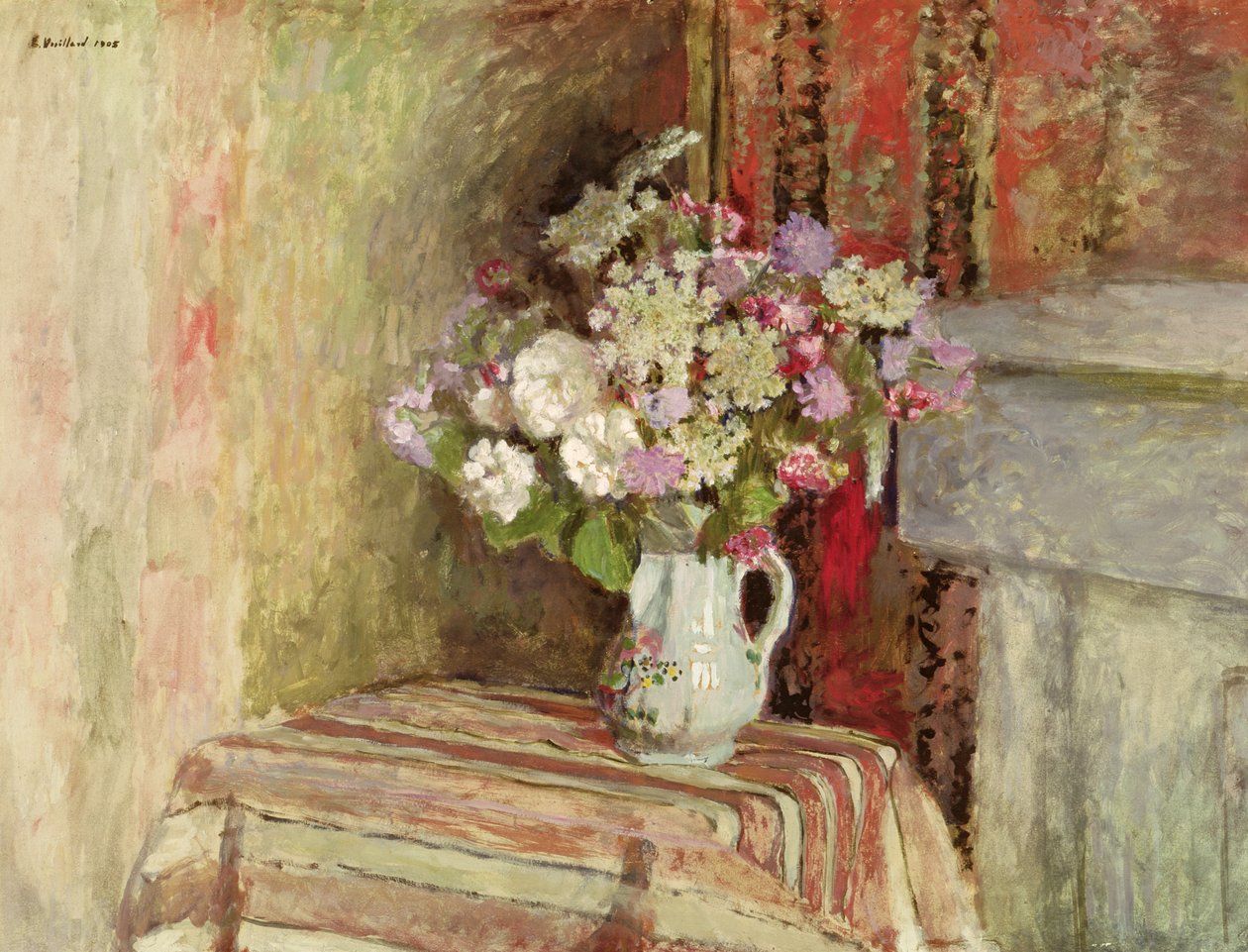 Blumen in einer Vase, 1905 von Edouard Vuillard
