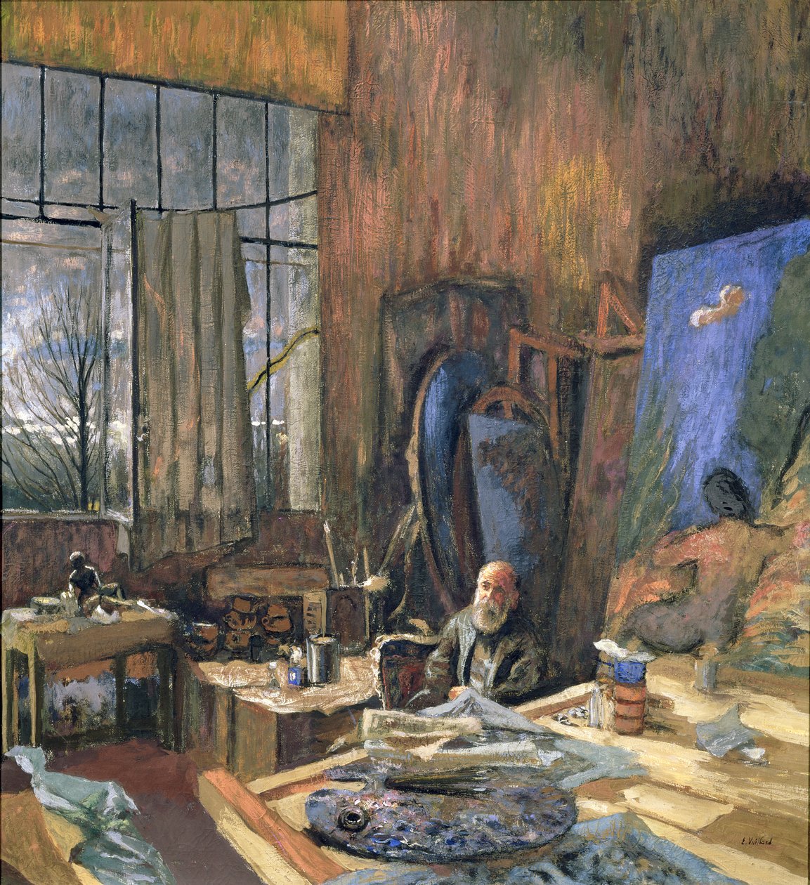 Porträt von Ker-Xavier Roussel (1867-1944) (1935) von Edouard Vuillard
